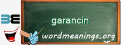 WordMeaning blackboard for garancin